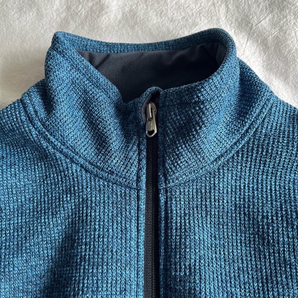 Spyder Women’s Blue Heathered Full-Zip Fleece Jacket L, Gorpcore Layering Piece - Picture 12 of 16
